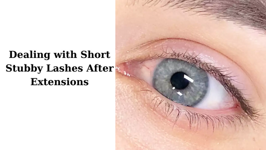Dealing with Short Stubby Lashes After Extensions