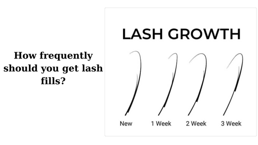 How frequently should you get lash fills?