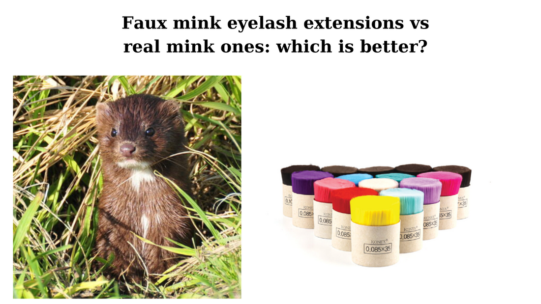 Faux mink eyelash extensions vs real mink ones: which is better?