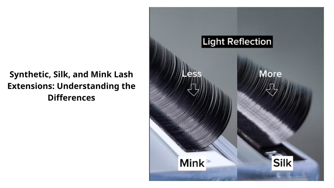 Synthetic, Silk, and Mink Lash Extensions: Understanding the Differences