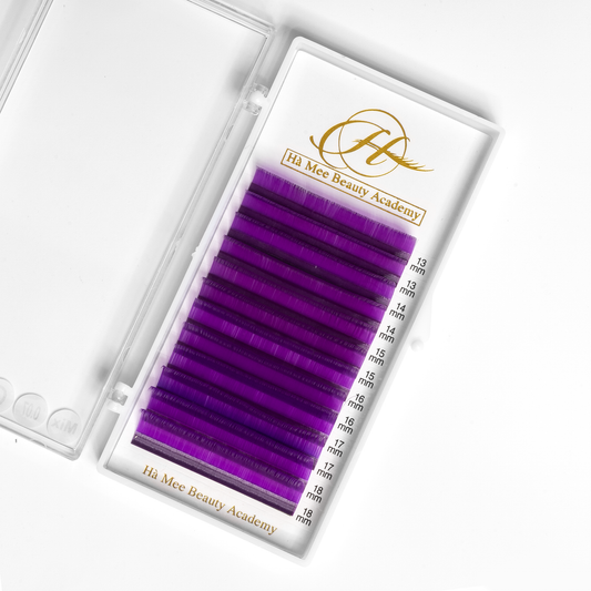 Velvet Super Min Color Purple | 0.07mm - GlamorEyelash