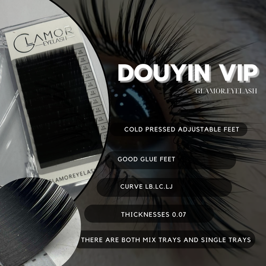 Glamor Velvet Camelia Sole – Premium Lash Tray - 12 Lines –  0.07mm – LJ,LB,LC