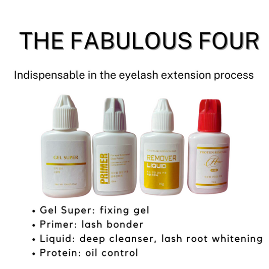 Liquids Support - Indispensable in the eyelash extension process