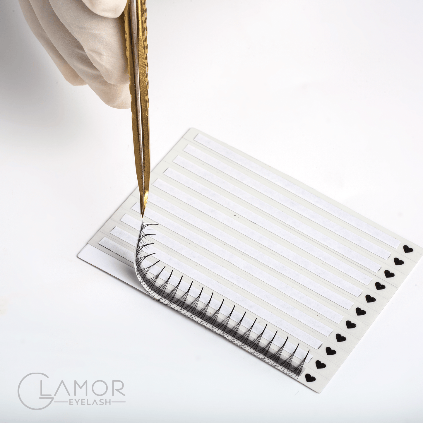 12D Ultra-speed Promade 1000 fans Paper box GLAMOREYELASH Promade Natural Fans Eyelashes Extensions | Handmade Individual Lashes 0.03mm of Mink Lashes - GlamorEyelash