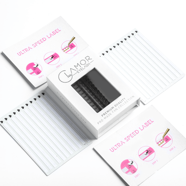 14D Ultra-speed Promade 1000 fans Paper box GLAMOREYELASH Promade Natural Fans Eyelashes Extensions | Handmade Individual Lashes 0.03mm of Mink Lashes - GlamorEyelash