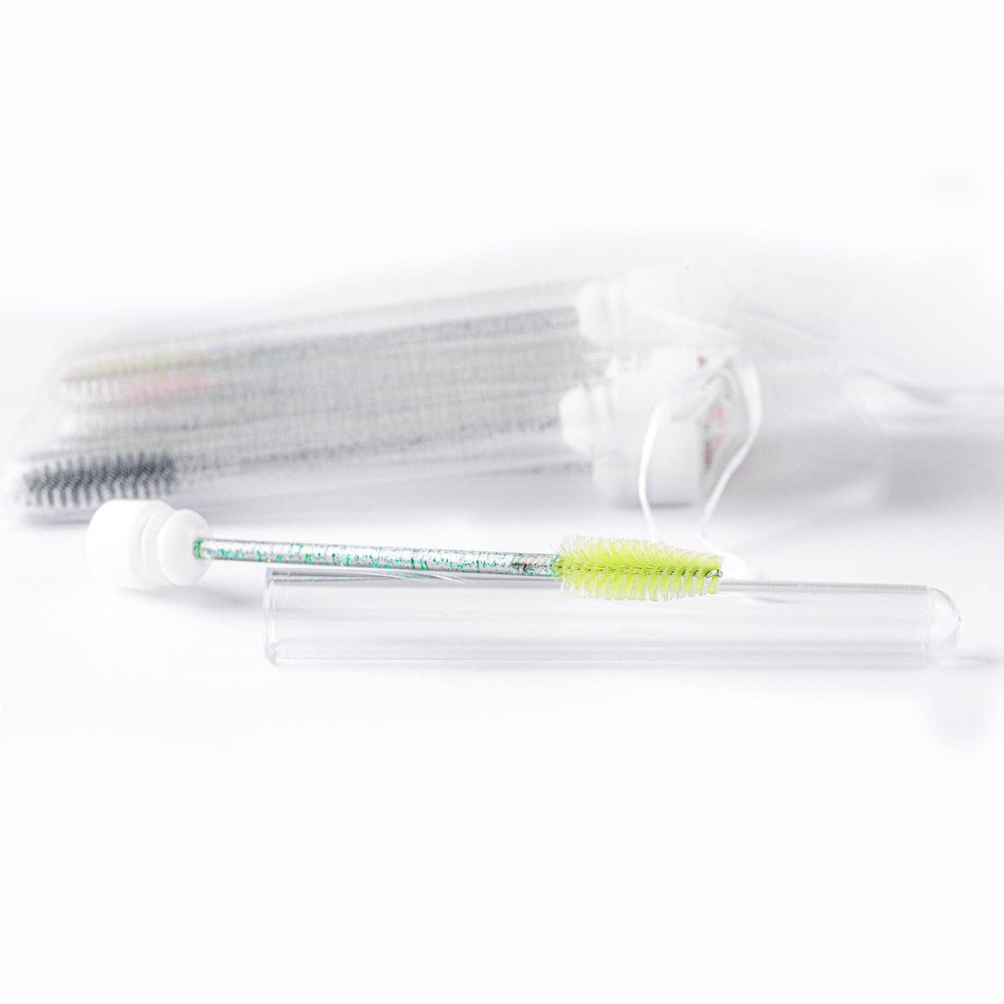 Eyelash Brush Wands (10 tubes) - GlamorEyelash