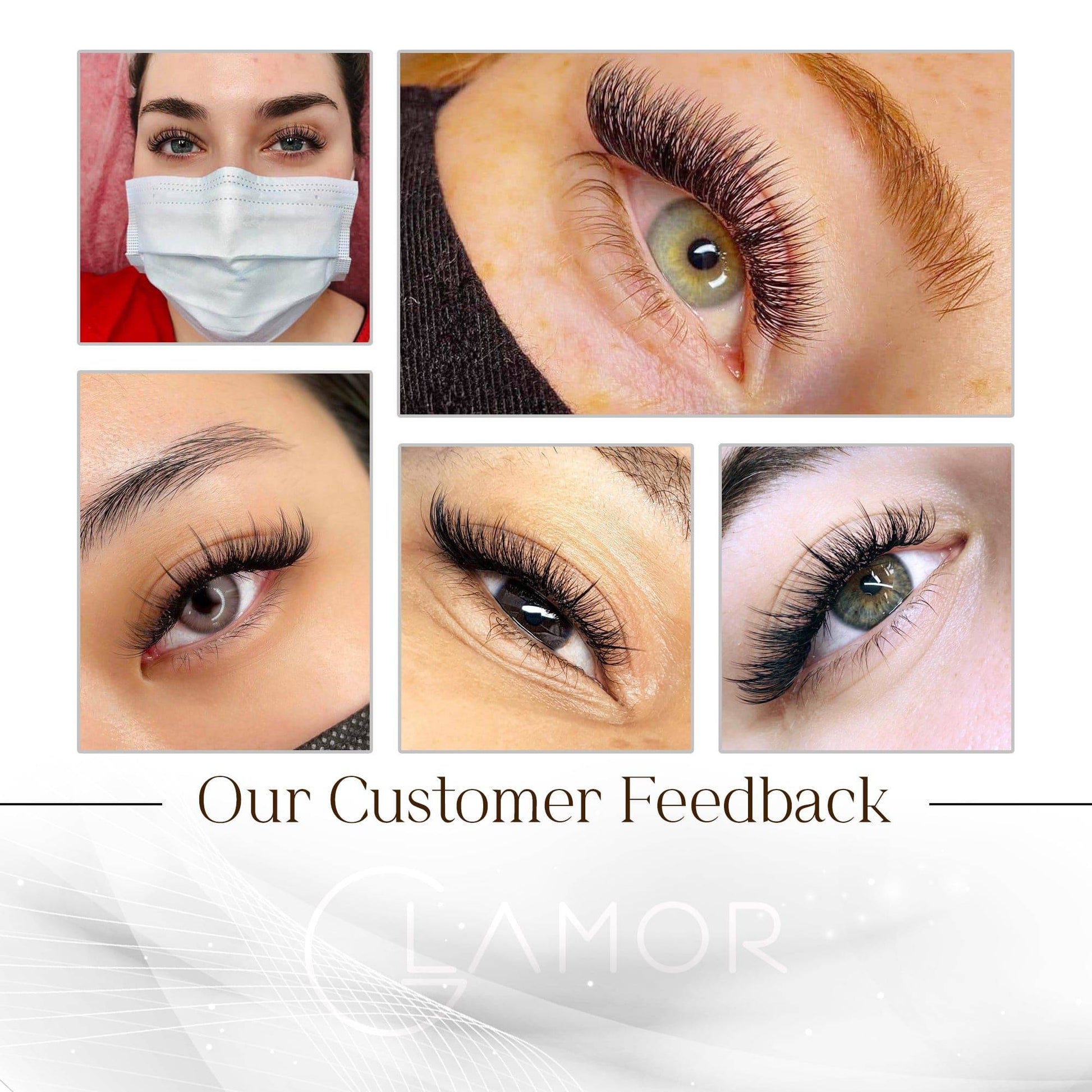 7D Loose Wispy Mix 3IN1  GLAMOREYELASH 750 FANS 0.07 | Promade Fans Natural Eyelashes Extensions  Handmade Lashes Mink Lashes Fluffy Eyelash Cluster - GlamorEyelash