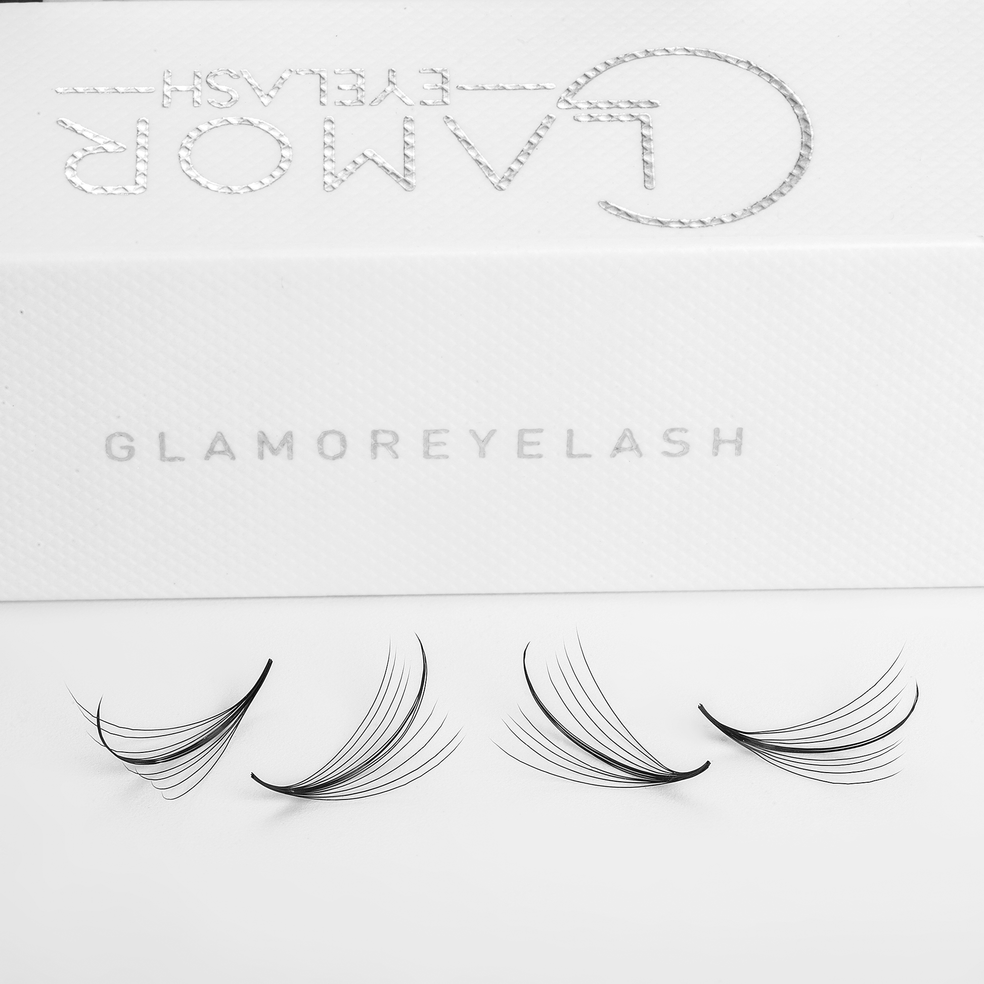 9D Loose Wispy Mix 3IN1  GLAMOREYELASH 750 FANS 0.05 | Promade Fans Natural Eyelashes Extensions  Handmade Lashes Mink Lashes Fluffy Eyelash Cluster - GlamorEyelash