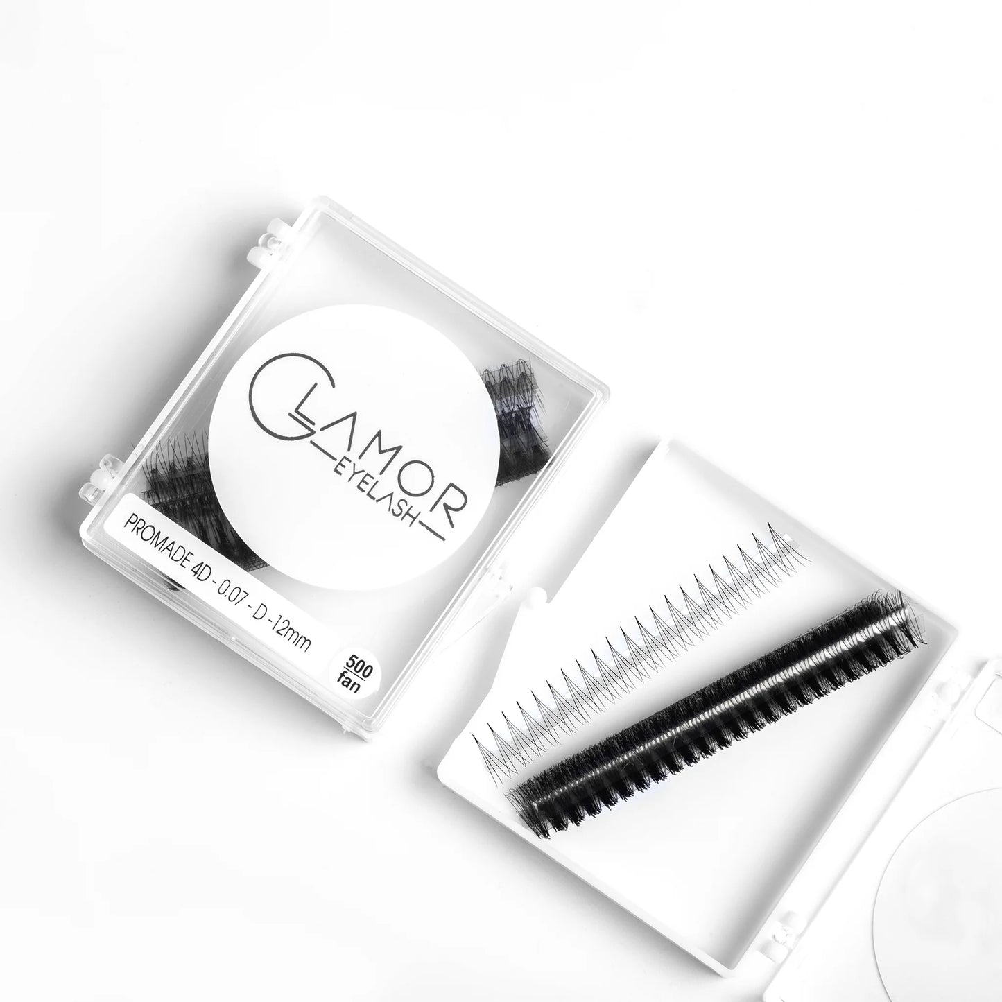 3D,4D,5D Ultra-speed Promade fans GLAMOREYELASH 500 FANS Promade Natural Fans Eyelashes Extensions | Handmade Individual Lashes 0.07mm of Mink Lashes - GlamorEyelash