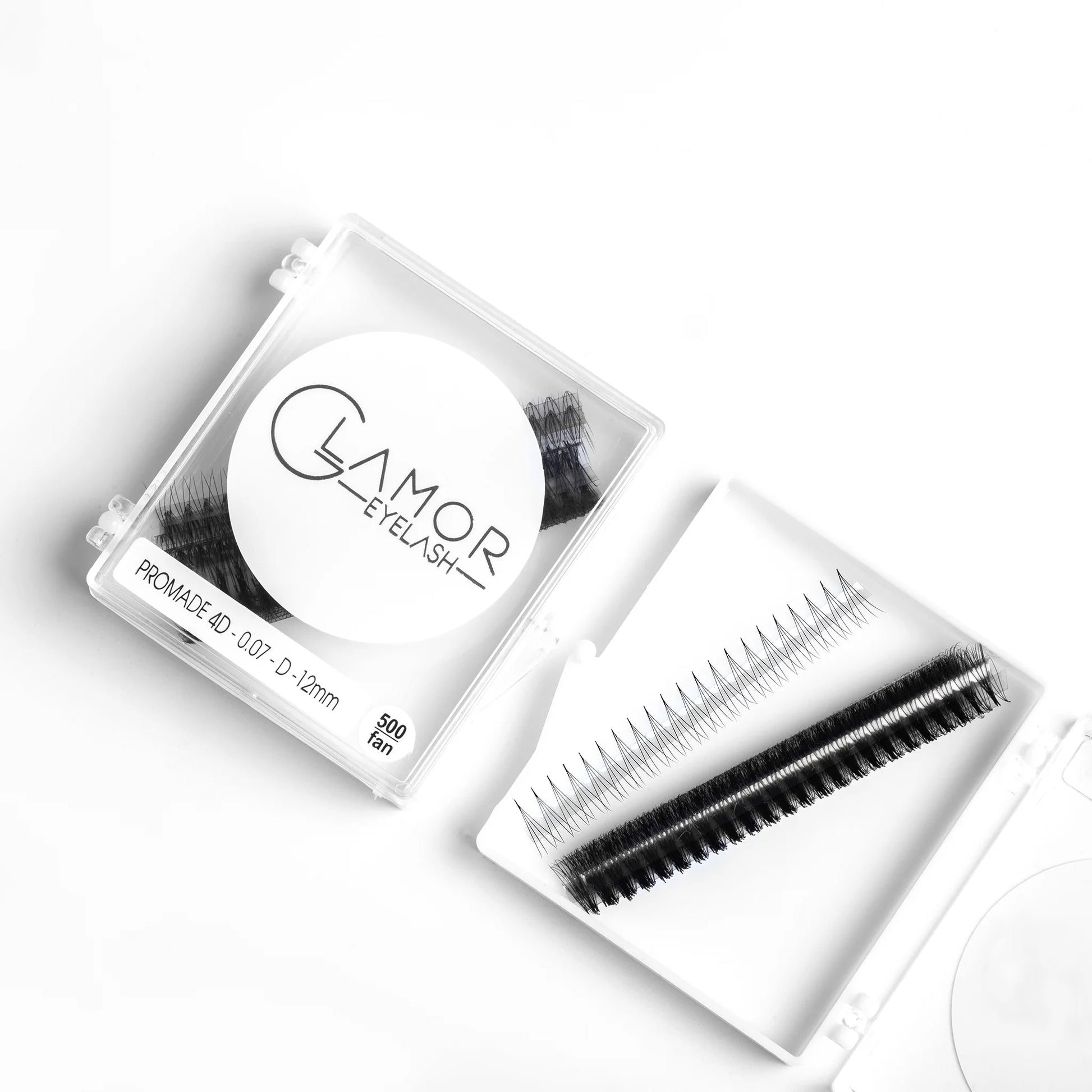 3D,4D,5D Ultra-speed Promade fans GLAMOREYELASH 500 FANS Promade Natural Fans Eyelashes Extensions | Handmade Individual Lashes 0.07mm of Mink Lashes - GlamorEyelash