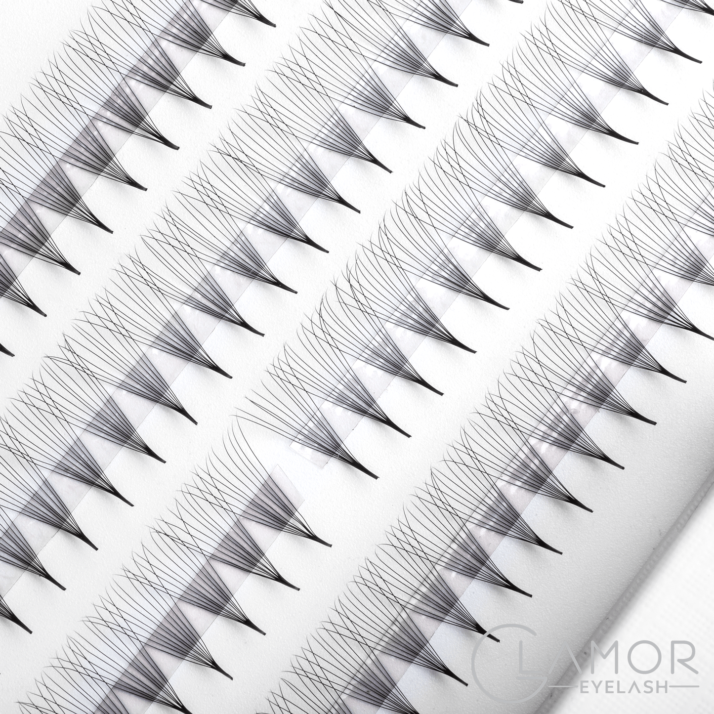 10D Ultra-speed Promade fans GLAMOREYELASH 500 FANS Promade Natural Fans Eyelashes Extensions | Handmade Individual Lashes 0.05mm of Mink Lashes - GlamorEyelash