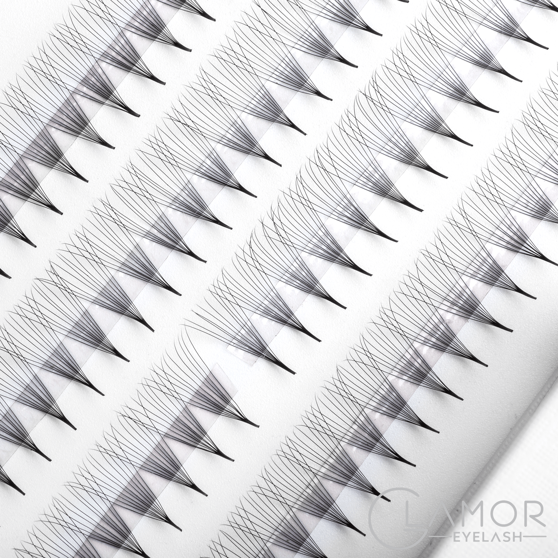 10D Ultra-speed Promade fans GLAMOREYELASH 500 FANS Promade Natural Fans Eyelashes Extensions | Handmade Individual Lashes 0.05mm of Mink Lashes - GlamorEyelash