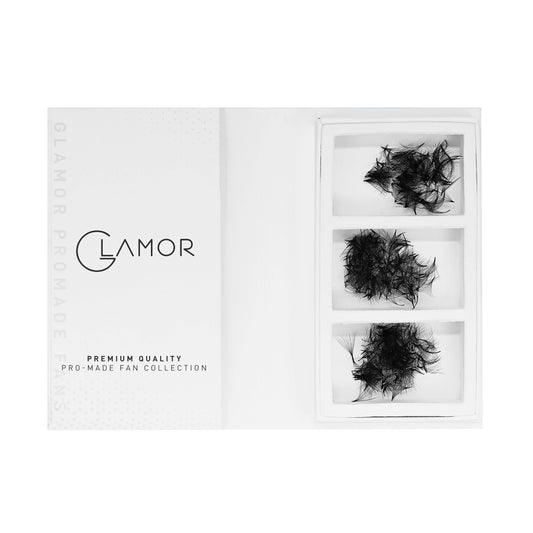Mix 3in1 | 16D Promade fans | 1000 fans - GlamorEyelash