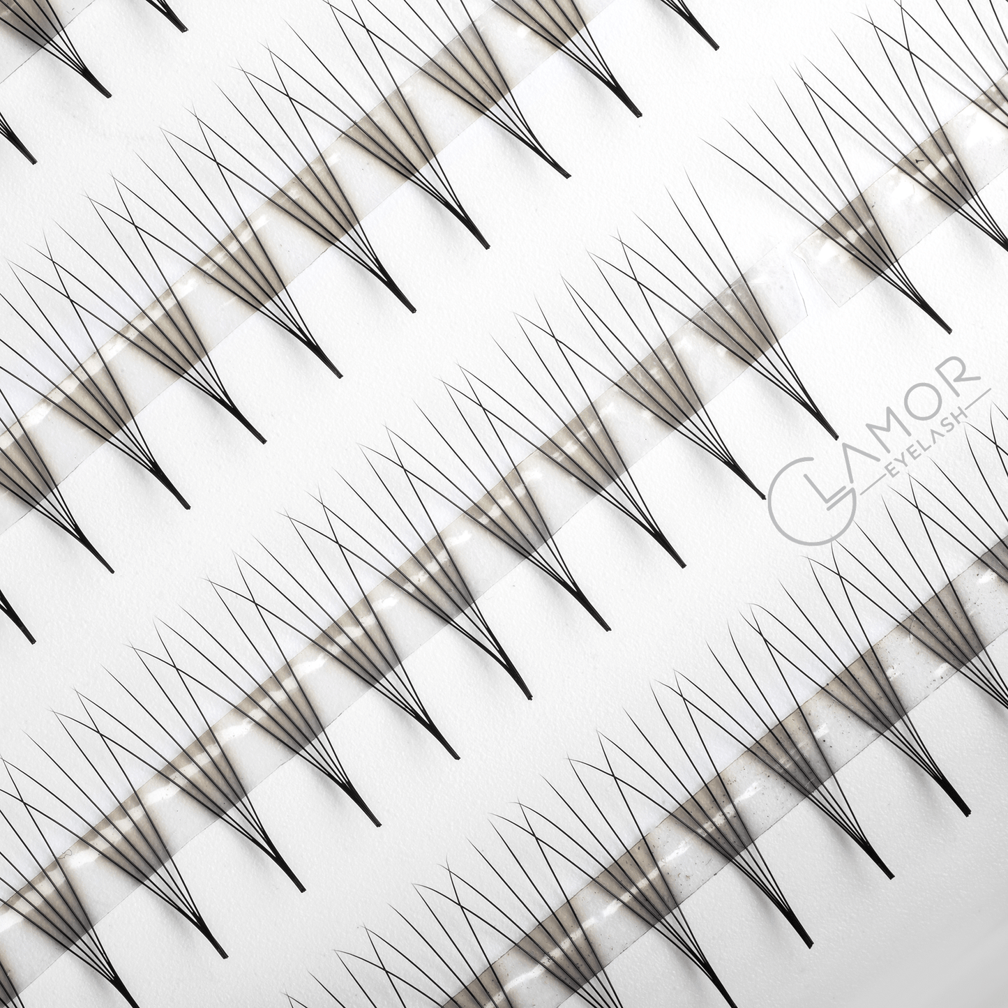 4D Ultra-speed Promade 1000 fans Paper box GLAMOREYELASH Promade Natural Fans Eyelashes Extensions | Handmade Individual Lashes 0.07mm of Mink Lashes - GlamorEyelash