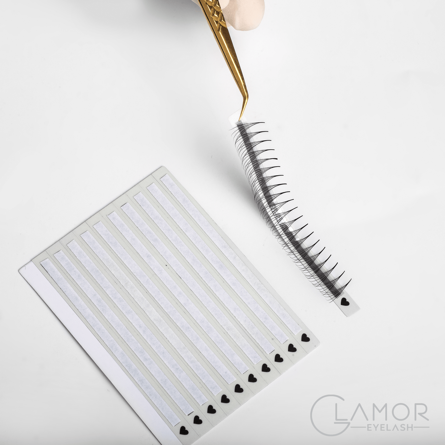 5D Ultra-Speed Promade 1000 Fans Paper Box GLAMOREYELASH Promade Natural Fans Eyelashes Extensions | Handmade Individual Lashes 0.07mm of Mink Lashes - GlamorEyelash