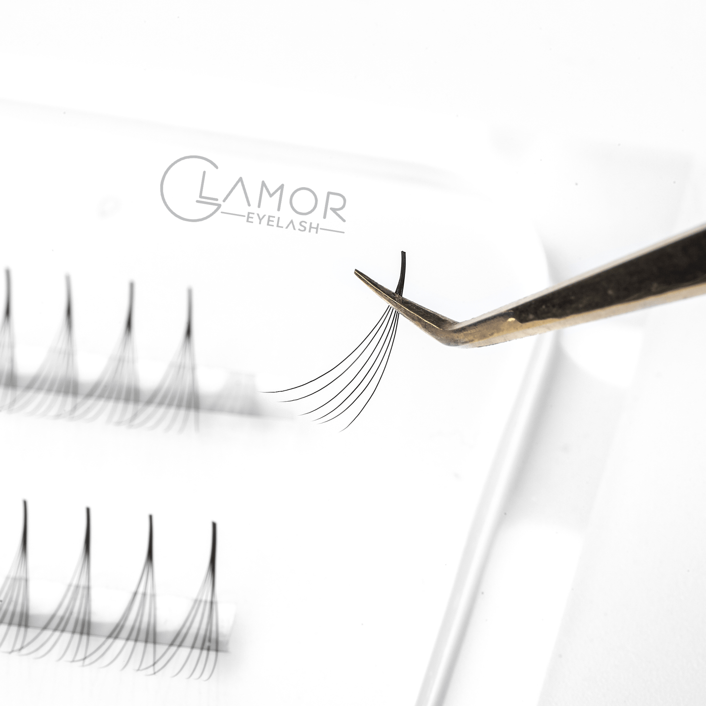 6D Ultra-speed Promade 1000 fans Paper box GLAMOREYELASH Promade Natural Fans Eyelashes Extensions | Handmade Individual Lashes 0.07mm of Mink Lashes - GlamorEyelash