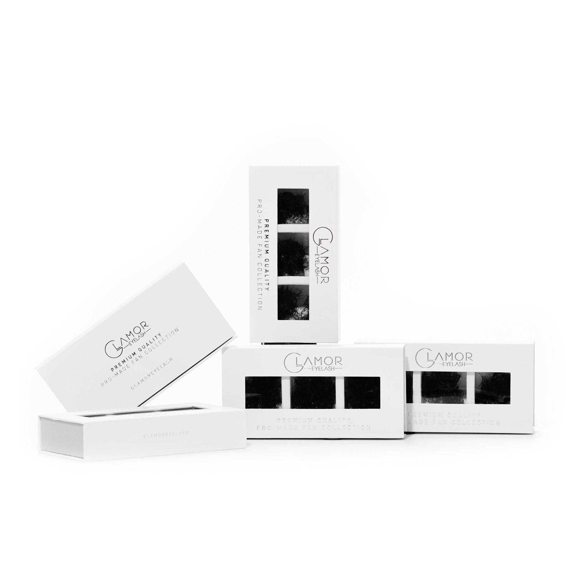 10D Mix 3in1 GLAMOREYELASH 750 Promade fans loose 005 - GlamorEyelash