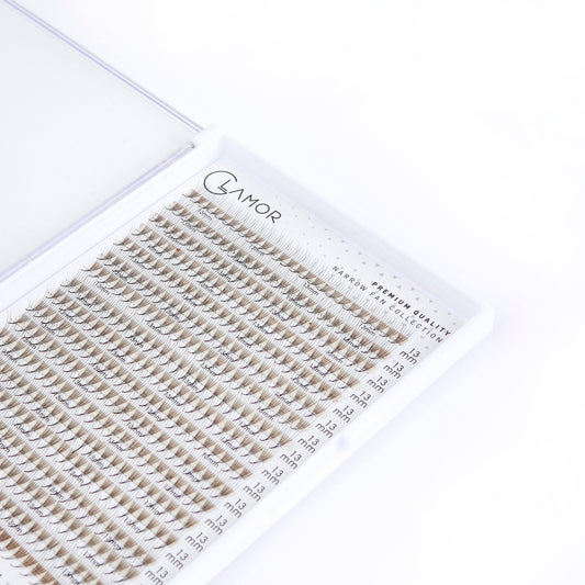 Narrow Promade Trays 10D | 0.05 Single size and Mix size - GlamorEyelash