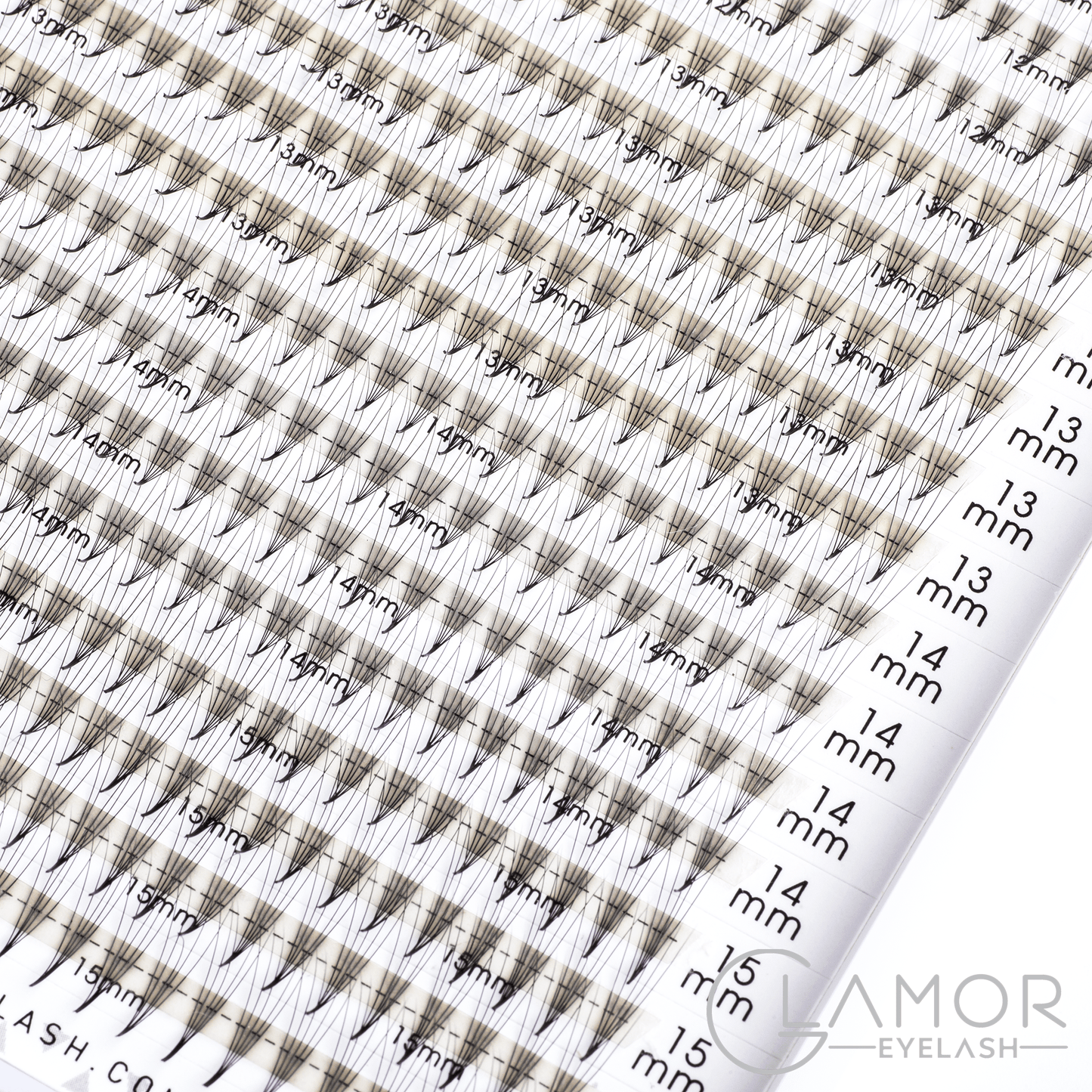 Narrow Promade Trays 8D | 0.05 Single size and Mix size - GlamorEyelash