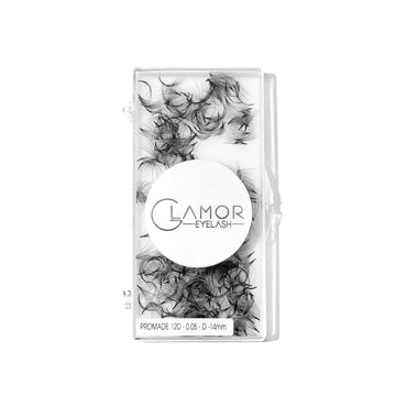 Promade fans loose 12D 0.03 | 500 fans - GlamorEyelash