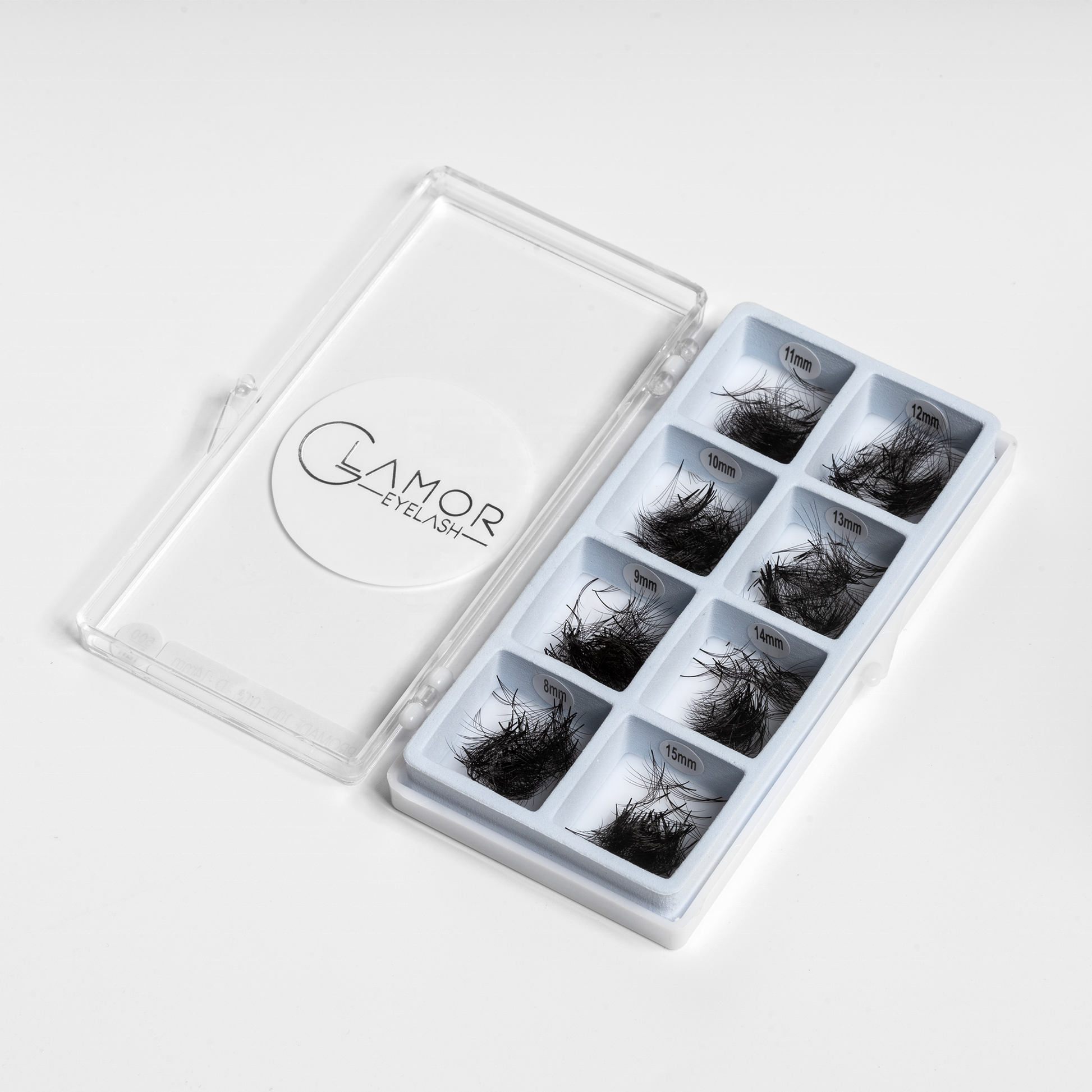Single box Mix8 in1 | 7D 005, 8D 005, 10D 005 Promade Loose fans | 1000 fans - GlamorEyelash