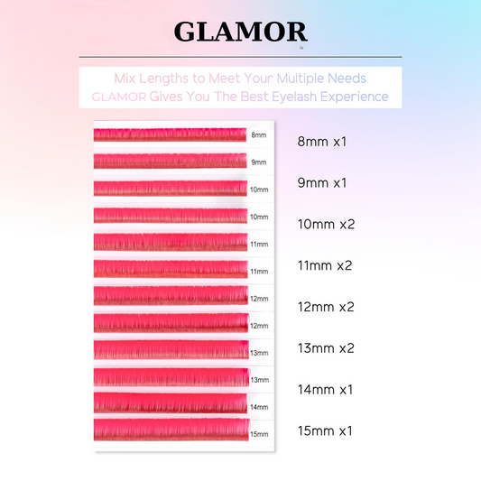 Velvet Super Min Color Pink| 0.07mm - GlamorEyelash