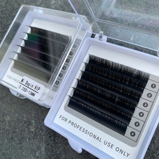 Glamor Velvet Camelia Sole – Premium Lash Tray - 6 Lines – 0.05mm – Full Range of Curls