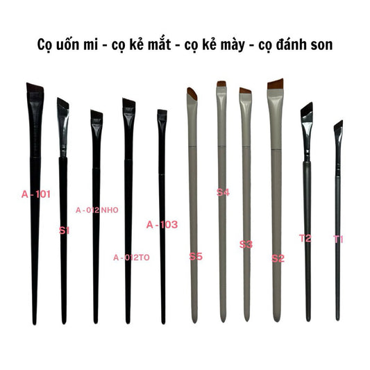 Eyeliner & Lash Brush Set – Gel, Lifting & Makeup Brushes