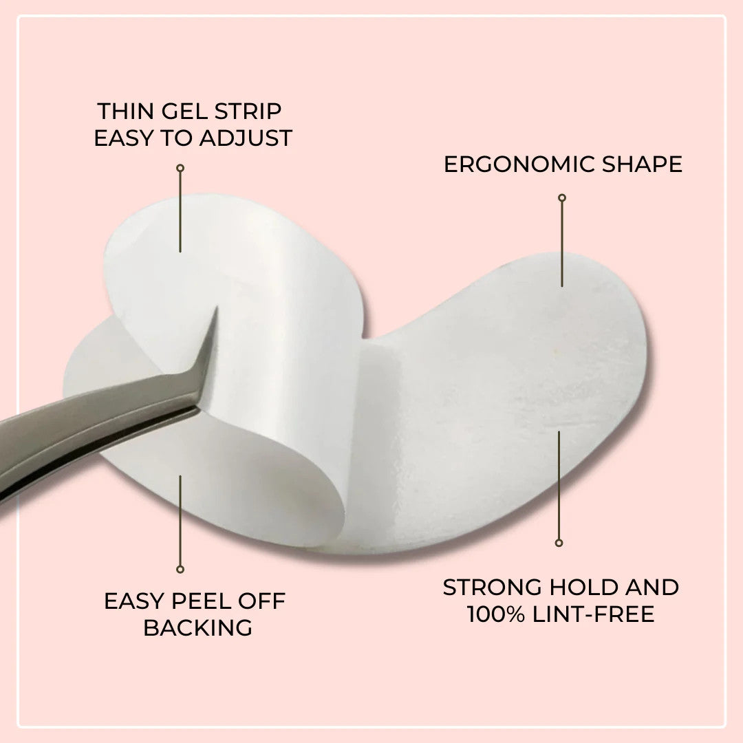 Gel eye Pads (50 pairs) - GlamorEyelash