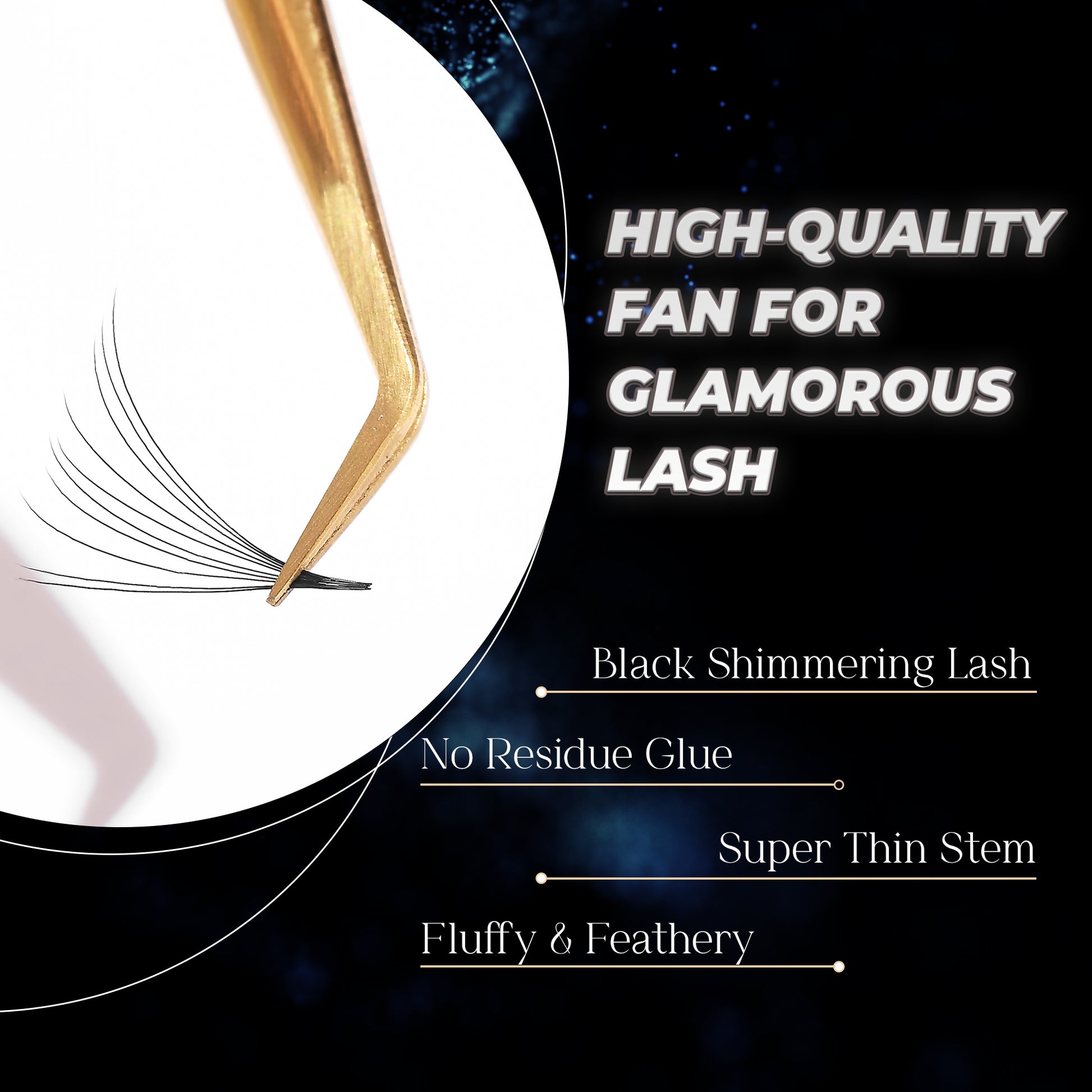16D Mix 3in1  GLAMOREYELASH 750 Promade Natural Eyelashes Extensions | Loose Mix 3 Fan from 3D to 14D Handmade Individual Lashes | 0.03/0.05/0.07mm Thickness of Mink Lashes | C CC D Curl - Glamor Eyelashes Extension