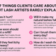 7 Things Clients Care About But Lash Artists Rarely Explain