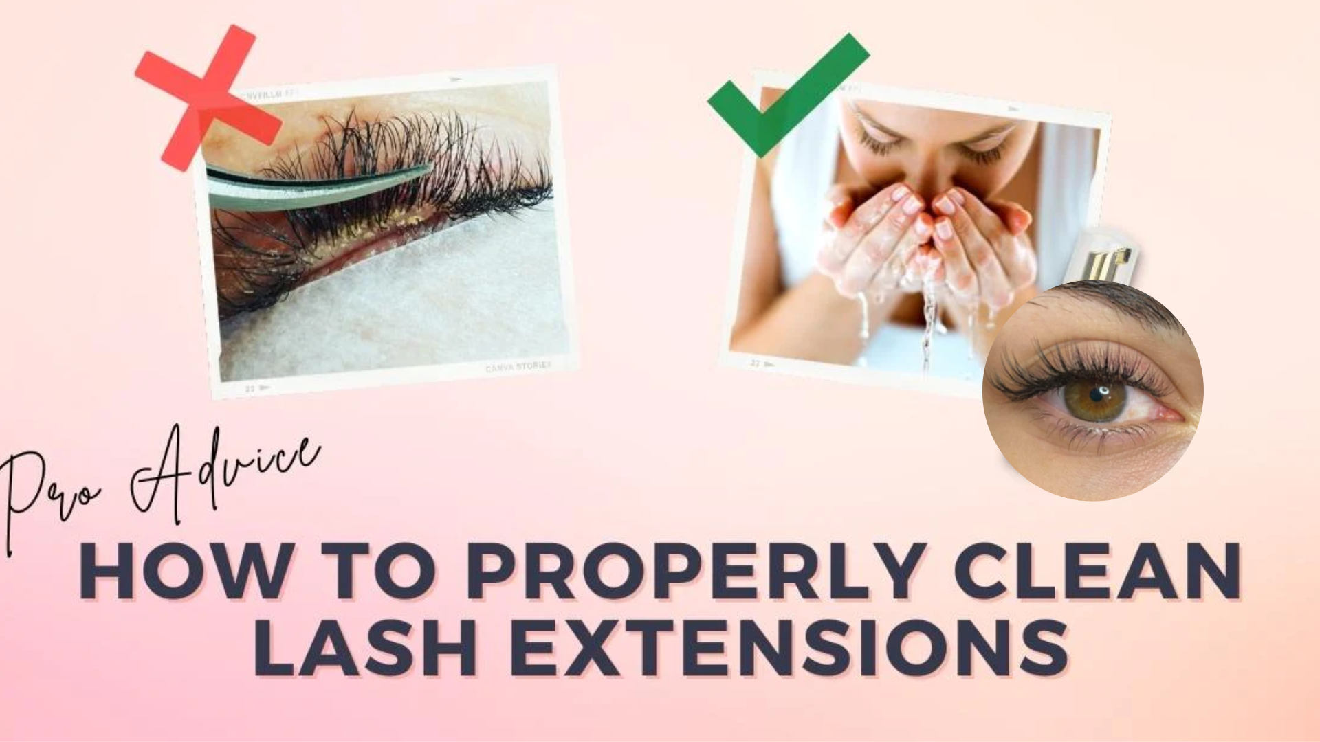 How to Properly Clean Lash Extensions - Pro Advice – GlamorEyelash