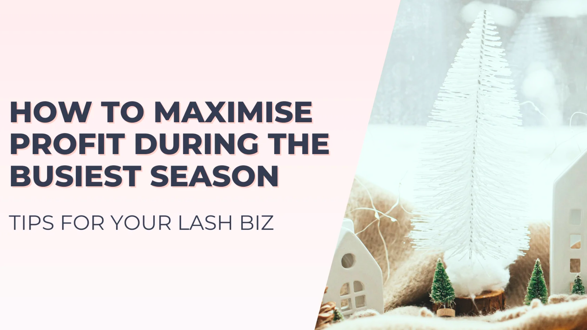 How to Maximise Your Profit During the Busiest Season – Tips for Your Lash Biz