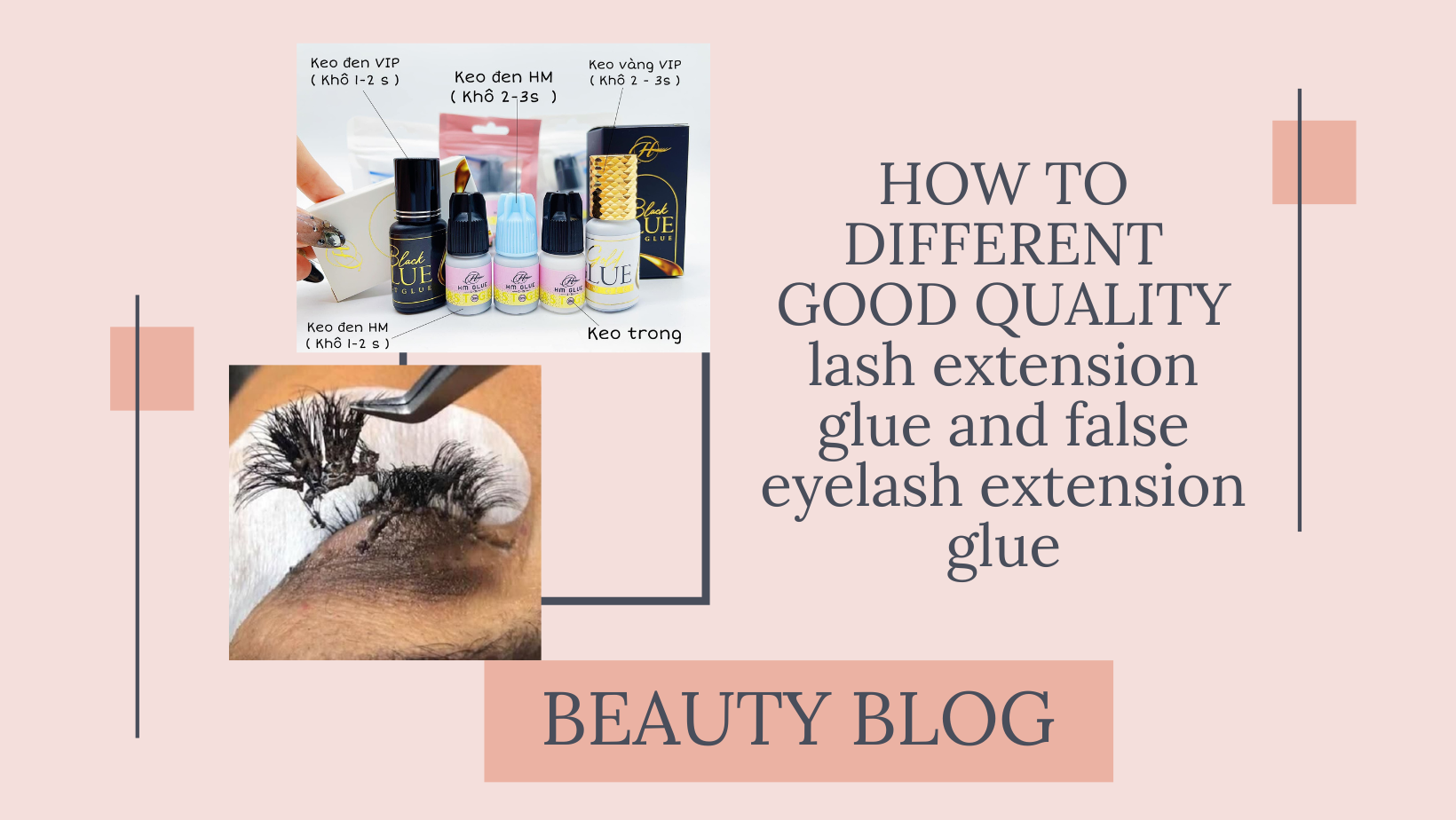 HOW TO DIFFERENT GOOD QUALITY lash extension glue and false eyelash extension glue
