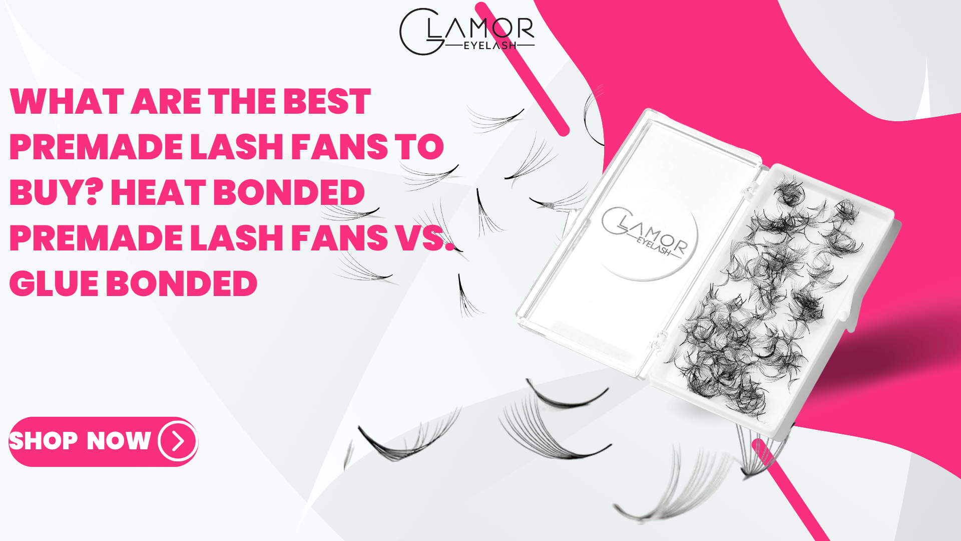 WHAT ARE THE BEST PROMADE LASH FANS TO BUY? HEAT BONDED PREMADE LASH FANS VS. GLUE BONDED
