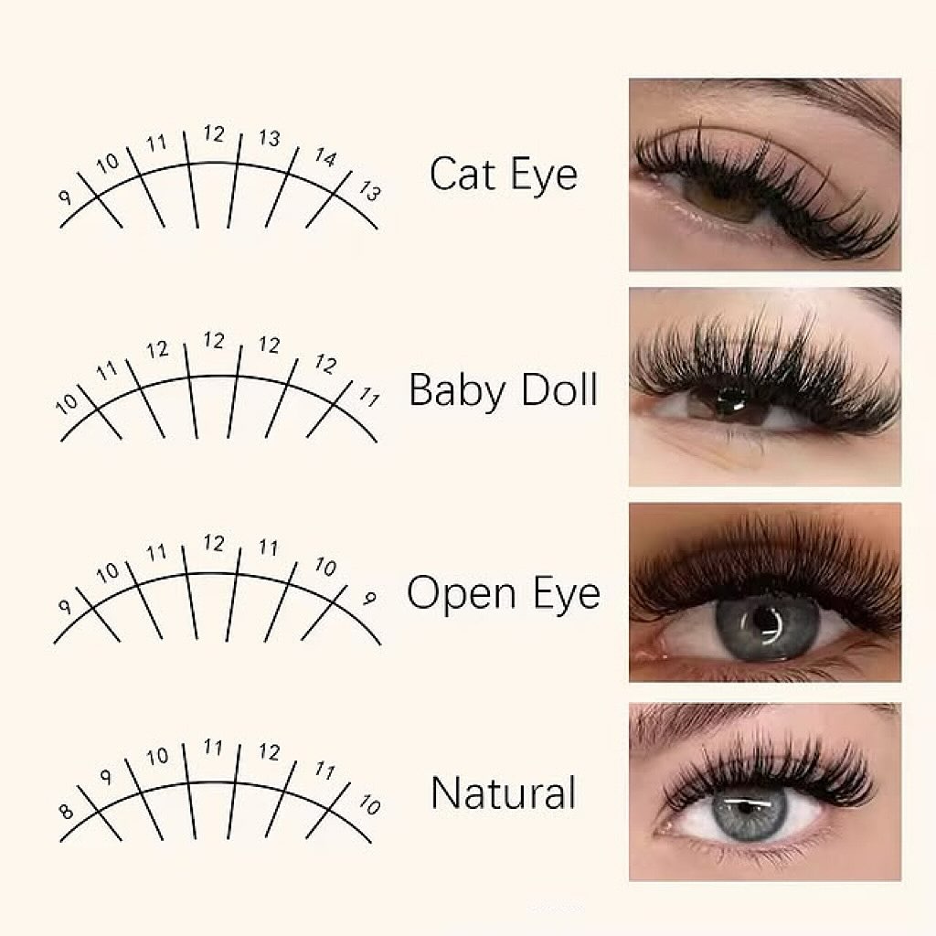 Lash Map Revealed! ❤️ Discover the Perfect Style for Your Eye Shape