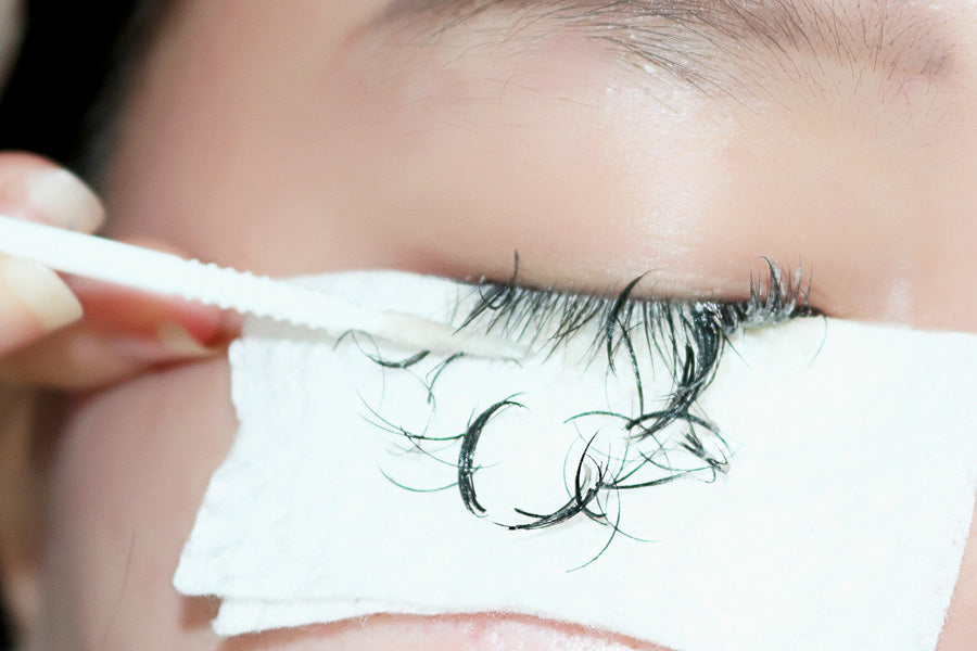 Instructions to find the cause and how to handle when removing spicy eyelashes