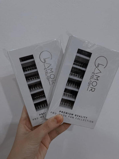 Glamor Pro-Made Fans - 3D to 16D -  C, CC, D, LD, M | 9-15mm & 8-14mm | 1000 Fans