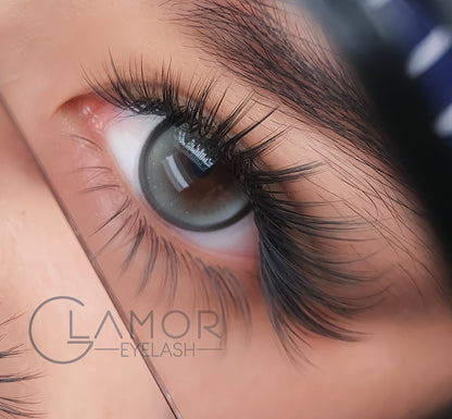 Ha Mee Chinese Lash - HA MEE CHINESE LASHS 6 ROW OR 12 ROW - MIXED SIZES AND INDIVIDUAL SIZES