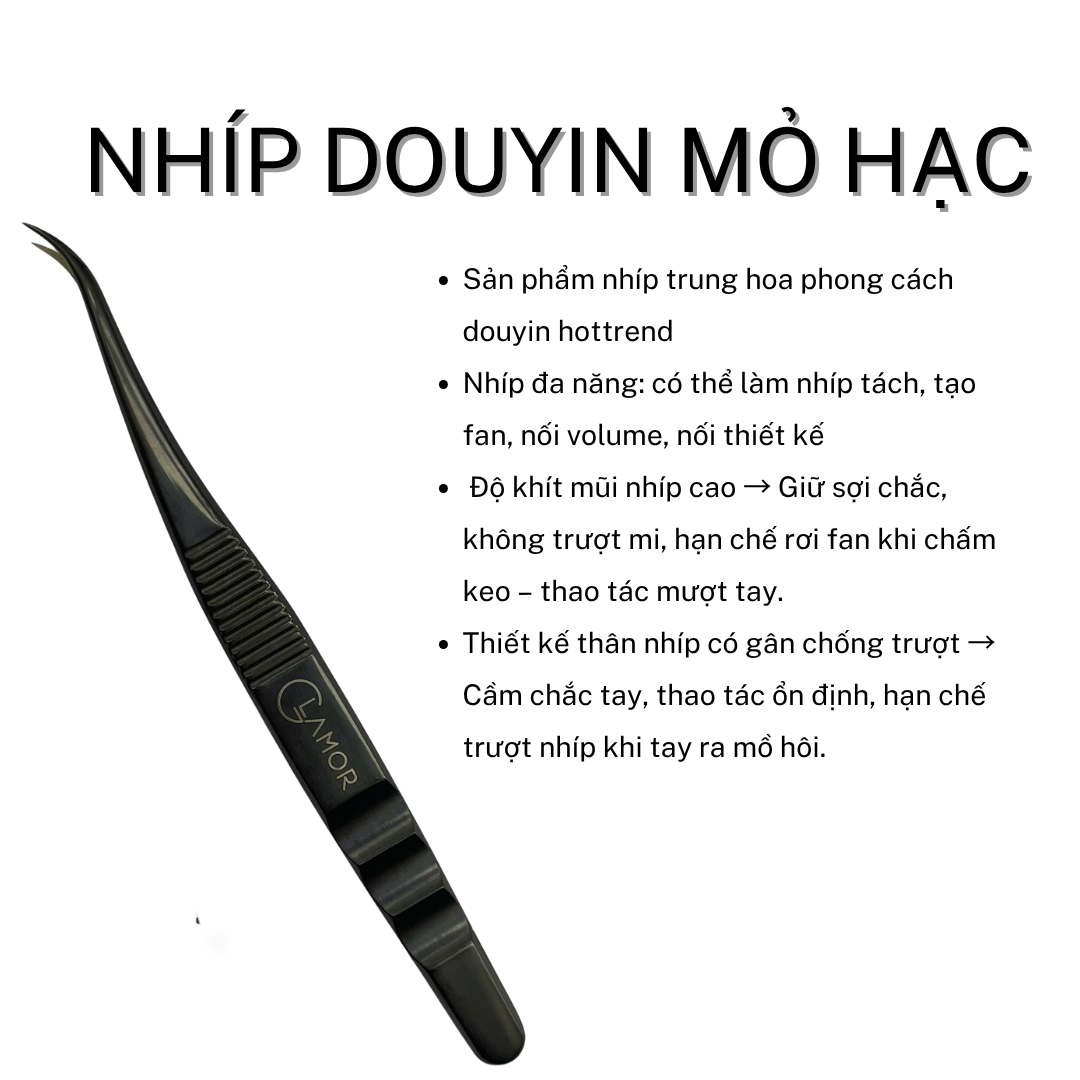Glamor Black Tweezers