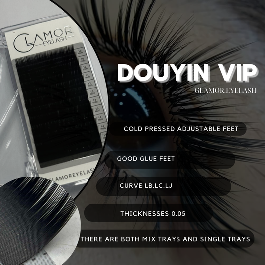 Glamor Velvet Camelia Sole – Premium Lash Tray - 12 Lines –  0.05mm – LJ,LB,LC