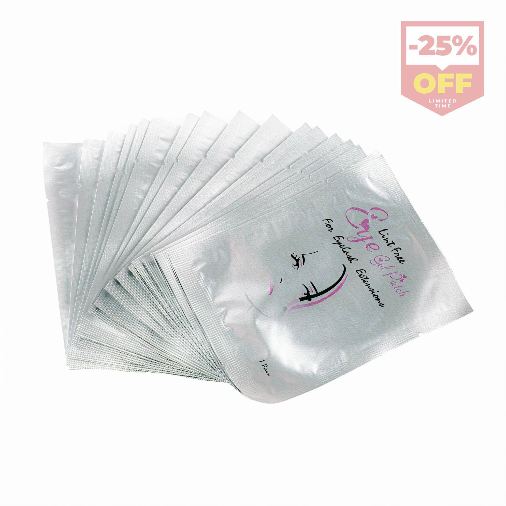 Lint free Gel eye Pad (50 pairs) - GlamorEyelash 