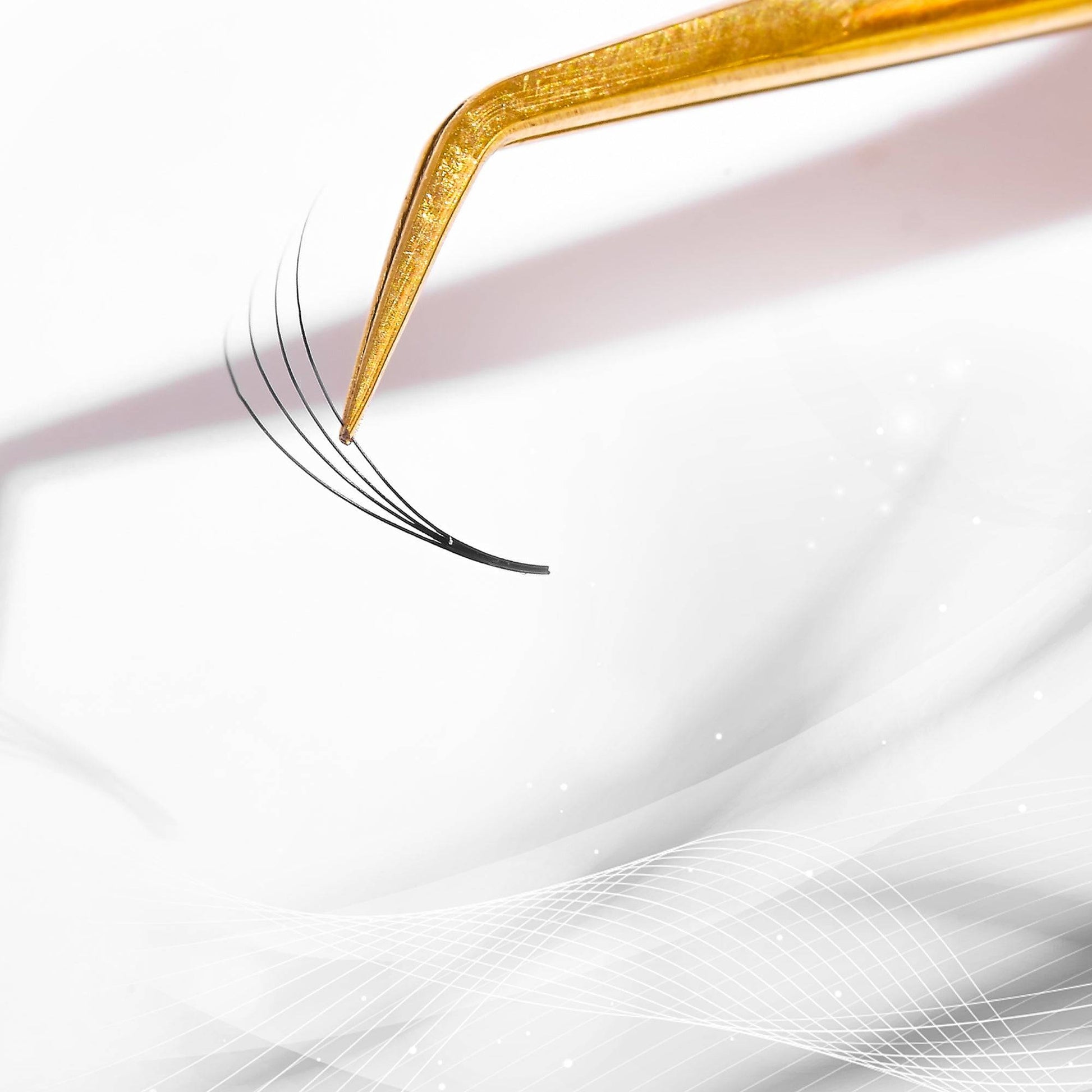 16D Mix 3in1  GLAMOREYELASH 750 Promade Natural Eyelashes Extensions | Loose Mix 3 Fan from 3D to 14D Handmade Individual Lashes | 0.03/0.05/0.07mm Thickness of Mink Lashes | C CC D Curl - GlamorEyelash 