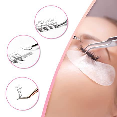 10D Ultra-speed Promade fans GLAMOREYELASH 500 FANS Promade Natural Fans Eyelashes Extensions | Handmade Individual Lashes 0.05mm of Mink Lashes - GlamorEyelash 