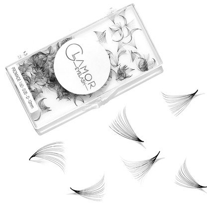 Promade fans loose 16D 0.03 | 500 fans - GlamorEyelash 