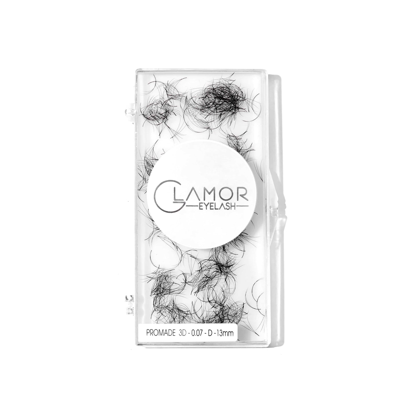 Promade fans loose 3D 0.07 | 500 fans - GlamorEyelash 