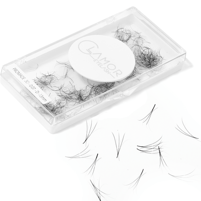 Promade fans loose 3D 0.07 | 500 fans - GlamorEyelash 