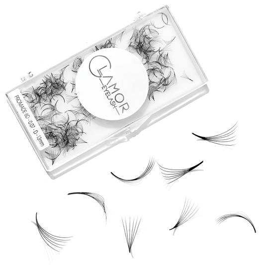 Promade fans loose 6D 0.07 | 500 fans - GlamorEyelash 