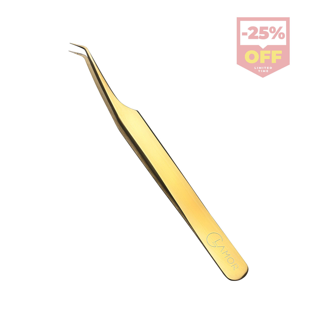 Gold Beak Lash Tweezers - Model #101