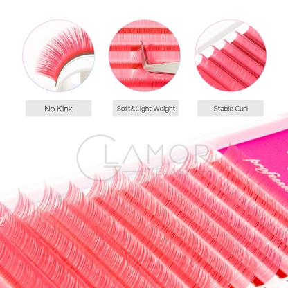 Velvet Super Min Color Pink| 0.07mm - GlamorEyelash 